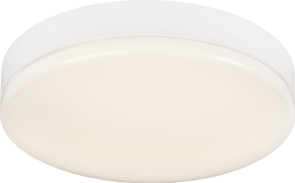 LED-Plafond Moon Basic 320, 3000K eller 4000K via DIP-switch. 1.350-1.400lm, Ra80, 4SDCM, 15W, IP44, 230V, On/Off.