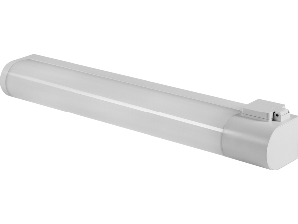 JUNIC SPEJLARMATUR 12W 1250LM CCT 3000K+4000K med STIK, HVID IP44, Opal, 574x99x70mm.