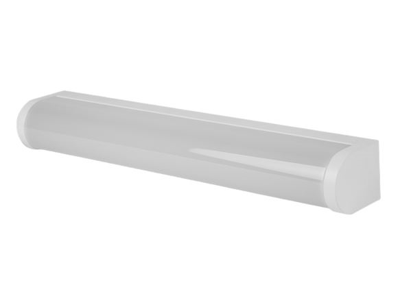 JUNIC SPEJLARMATUR 12W 1250LM CCT 3000K+4000K, HVID IP44, Opal, 510x84x70mm.