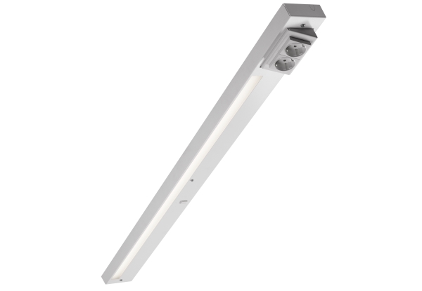 Unos II 20W 3000K 2000lm 2xSchuko Stikk 1195mm Hvid