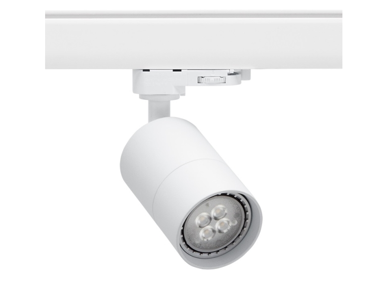 NOLO-3 TRACK SPOT GU10 GLOBAL HVID for Global 3-faset skinne PRO