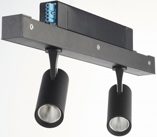 Hybrid Spot modul 400mm LED 2*9W 4000K Ra90 2*766Lm 36° Dali Sort