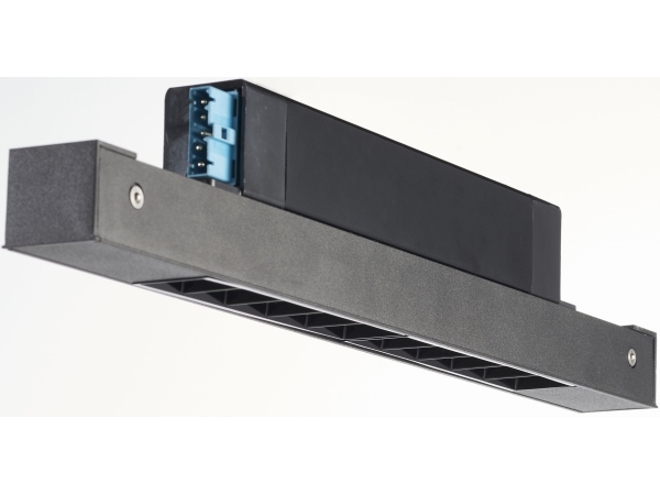 Hybrid Brick modul 400mm LED 20W 4000K Ra90 1746Lm 45° UGR <10 Dali Sort