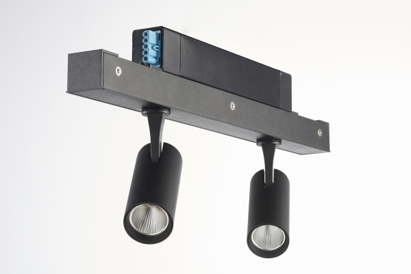 Hybrid Spot modul 400mm LED 2*9W 3000K Ra90 2*766Lm 36° Dali Sort