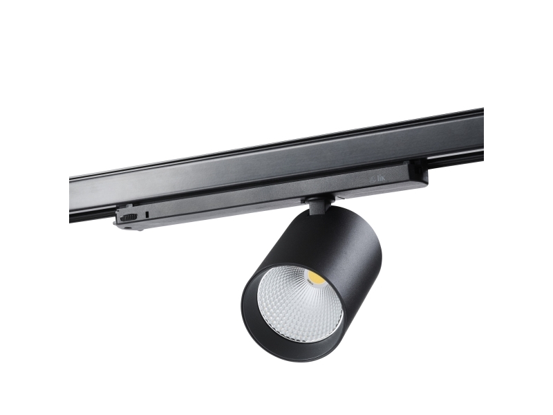Turno 27W 2842LM 4000K CRI90 Spredningsvinkel 40° DALI Sort Skinnespot 3F GAC600