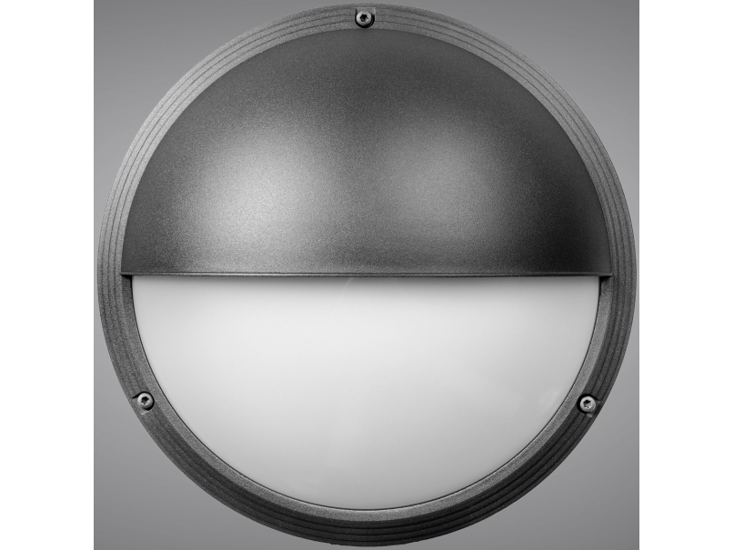 Solar Light Ocus II Halvskærm E27 Antracit Udendørs Væglampe Maks. 15W LED