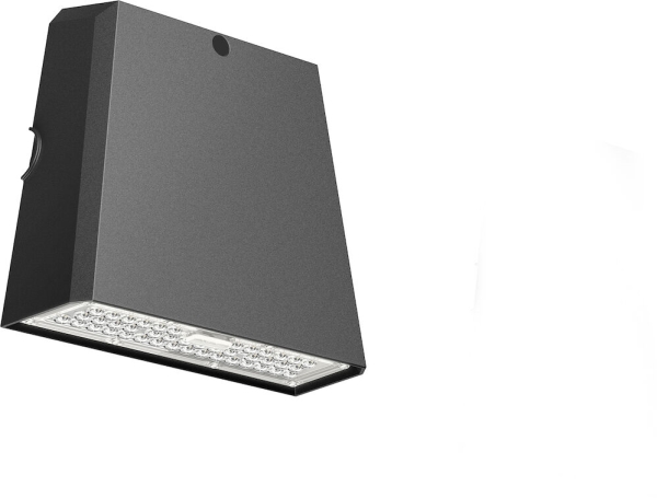 WALLPAK 196x186x96mm. 30W 3450LM 4000K CRI80 Asymmetrisk IP66 IK08 Sort C3