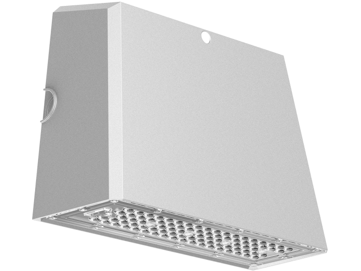 WALLPAK 282x205x125mm. 70W 8050LM 4000K CRI80 Asymmetrisk IP66 IK08 Grå C3
