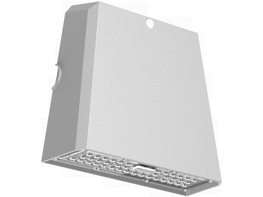 WALLPAK 196x186x96mm. 20W 2400LM 4000K CRI80 Asymmetrisk IP66 IK08 Grå C3