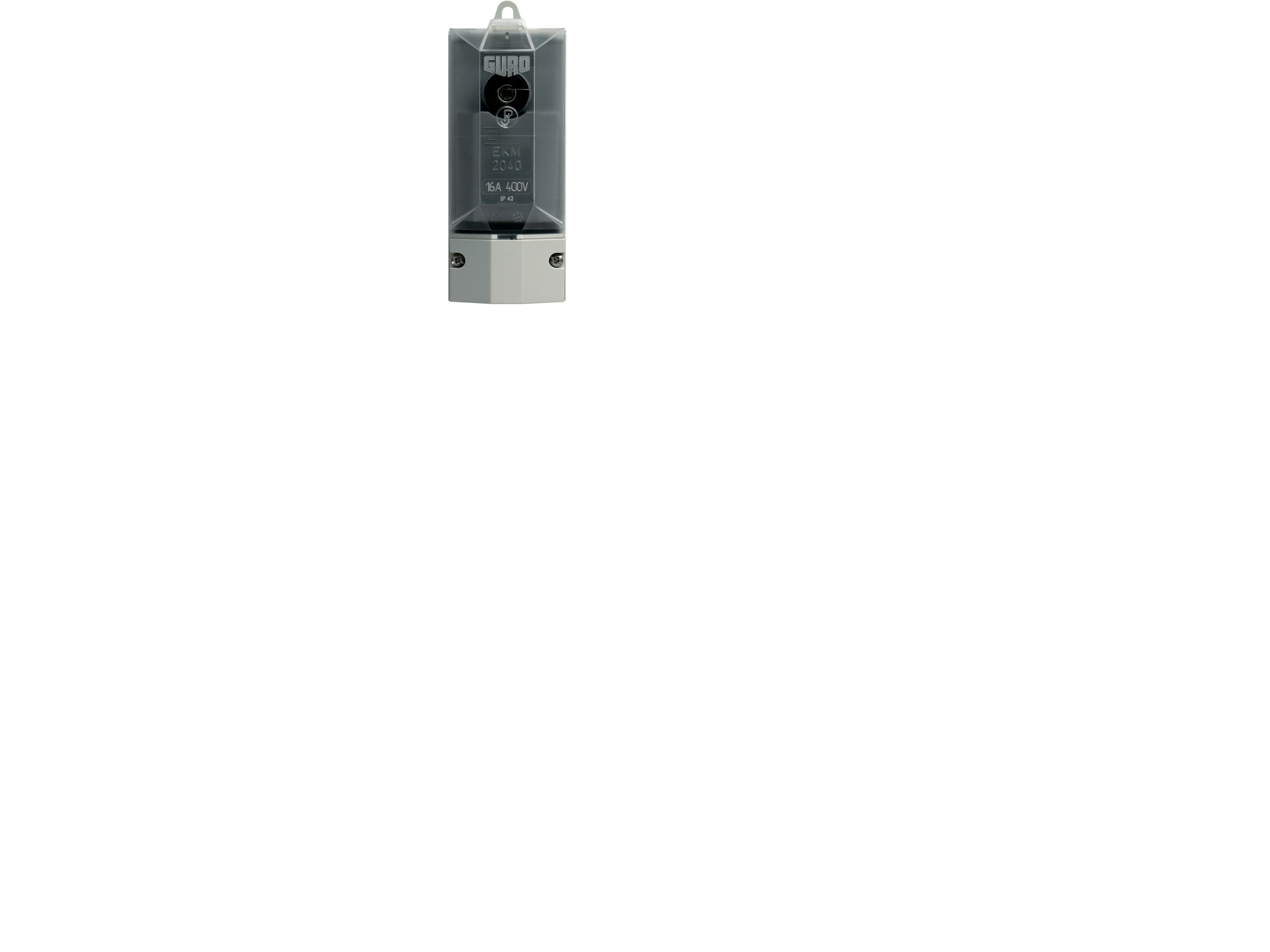 Sikringsindsats, kl II, 1-2-3 kabler 2 x 4x1,5-10 mm², 3 x 4x6 mm² for 1 sikr. D01(E14), sikringshoved, ekskl. sikring, IP43