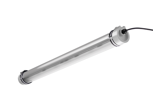 STRONGERTUBE G2 ZB 43W 6500LM 4000K IK10, IP66/69 Acryl afskærmning, leveres med 3m kabel og rustfri befæstigelse