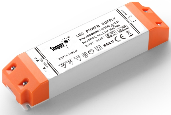 Snappy LED Driver, 70W, 12V DC Out