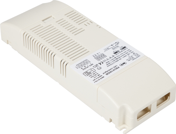 LED-dæmpningstrafo MDR DALI 24V DC 1-100W, Push (potentialefri) med valgbar hukommelsesfunktion, 1-10V eller DALI-styring