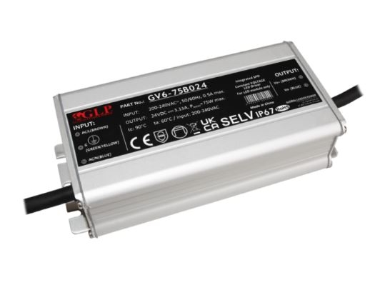 LED Driver for 12VDC, max. 75W, IP67