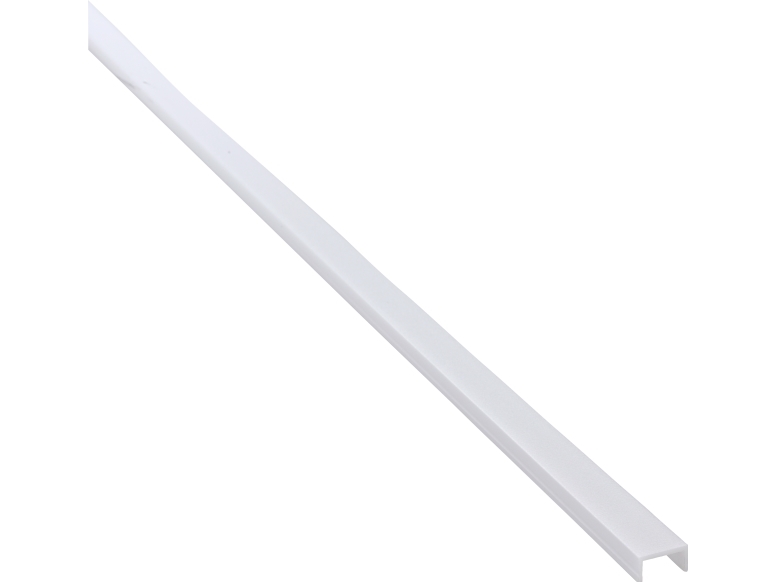 Låg opal 15mm 2m, velegnet til vores sortiment af aluminiumsprofiler med en 15mm rille