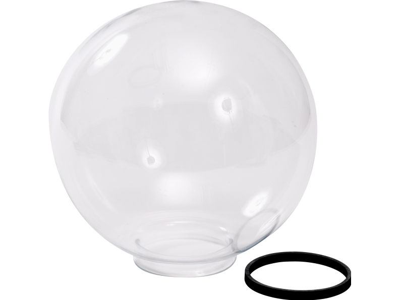 Fackelkula klart glas, Ø250 mm innerdiameter Ø98,5/94,5 mm