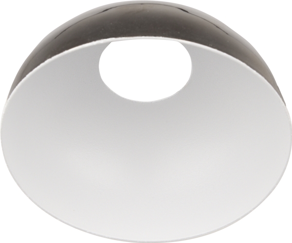 Reflektor Globe hvid, Ø87 mm. Med en magnetisk fastgørelse er det nemt at skifte udseende på dit Globe-armatur
