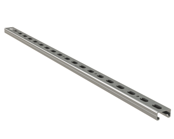 WALRAVEN Profilskinne perforeret højde 21mm, bredde 41mm, længde 6000mm Bøjnings styrke 240N/mm² Ultraprotect - (6 meter)