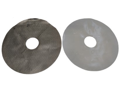 SABETOFLEX Dampspærremembran med hul DSM140-160X25, fuldtklæbende på PP/PE, Ø140-160 mm.