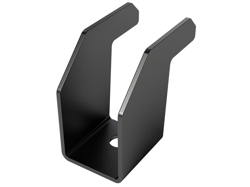 GSE Panelklemme  H16, til paneler med ramme tykkelse på 30 mm. Inkluderer EPDM. Farve: sort til In Roof system. Endeklemme
