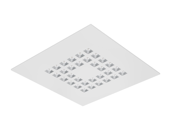 OFFICE FLEX 35W 4556LM 3000K CRI 80 lxbxh 595x595x32mm - Driver købes som tilbehør