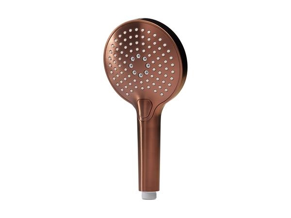BLUE LABEL Håndbruser med rub clean funktion og 3 strålefunktioner - børstet bronze
