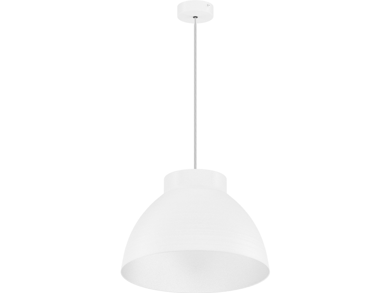 TORU P400 E27, Hvid udvendigt og Hvid indvendigt, med 2m. kabel og baldakin