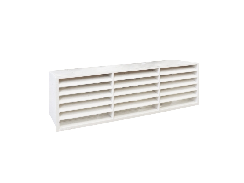 Fresh plastsystem Rekt. åben endekappe/endebund 204x60 mm, grå.
