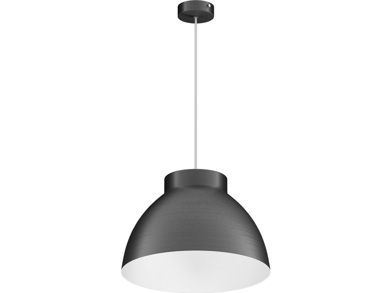 TORU P400 19W 2120LM 3000K Sort udvendigt og Hvid indvendigt, med 2m. kabel og baldakin