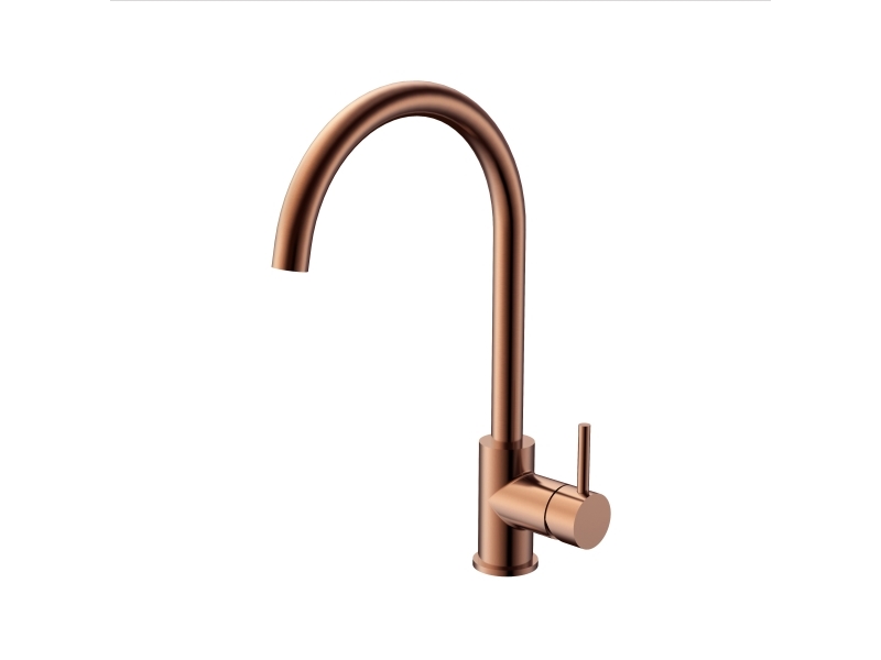 Blue Label køkkenarmatur med 275 mm høj C tud - børstet bronze