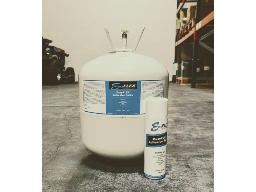 SABETOFLEX Spraylim EasyFLEX for montage af tagfolie og inddækning uden brug af gasbrænder eller gaspistol, 500 ml.
