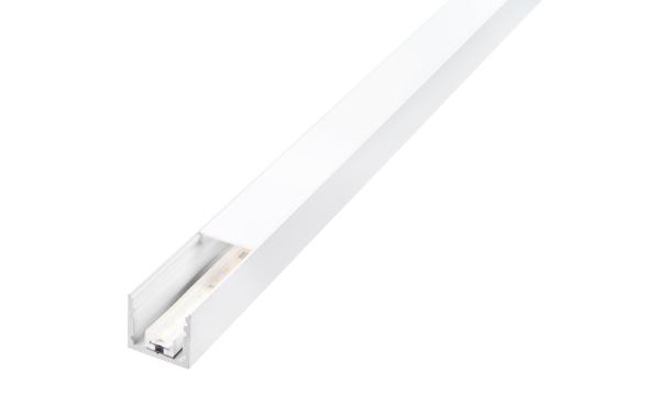 SG ARMATUREN STRIPLINE 230V OUTDOOR PROFIL PÅBYG 1,8m HVID IN/OUT
