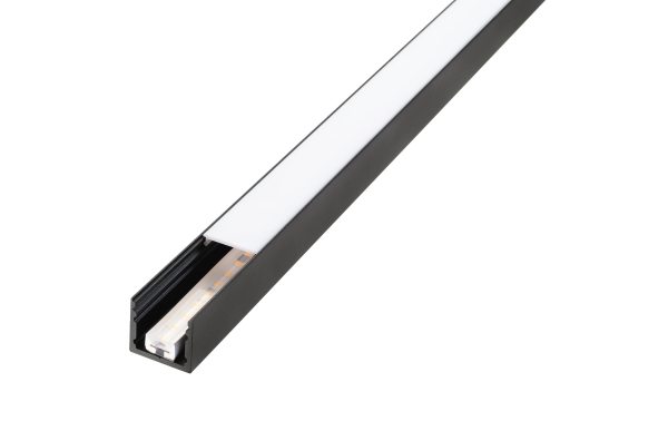 SG ARMATUREN STRIPLINE 230V OUTDOOR PROFIL PÅBYG 1,8m SORT IN/OUT