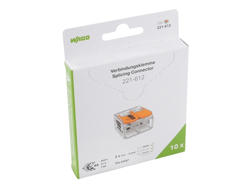 Wago 221-612/995-010, 16 mm, 21,1 mm, 10,1 mm, 180 stk