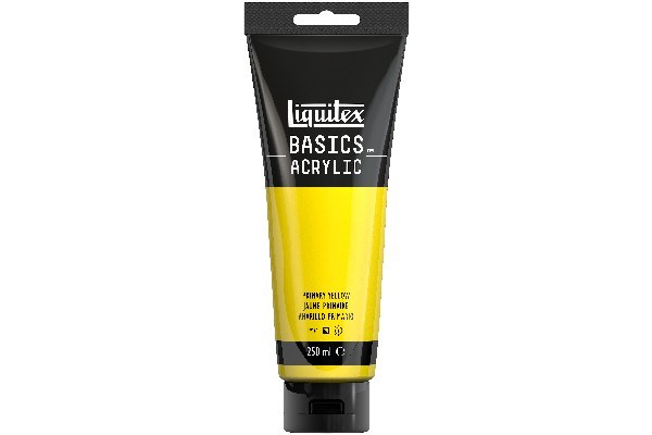 Basics Acrylic 250Ml Primary Yellow 410