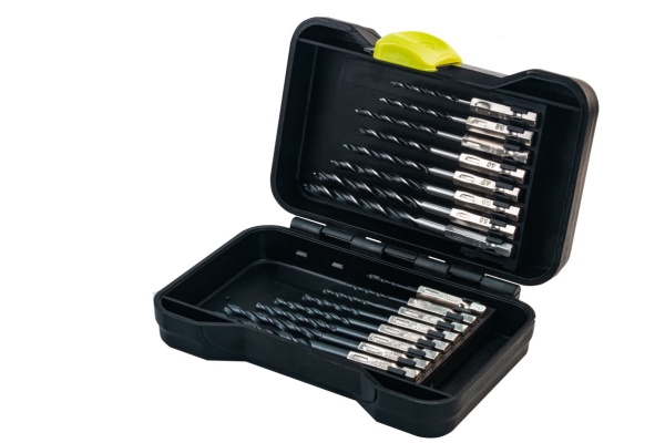 Metal and Wood Drill Bit Set, 16 Pcs.