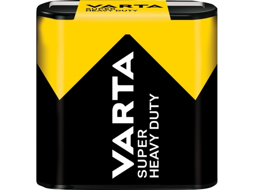 Varta 3R12/Flat (2012) batteri, 1 stk. i folie Zink- carbon batteri, 4,5 V
