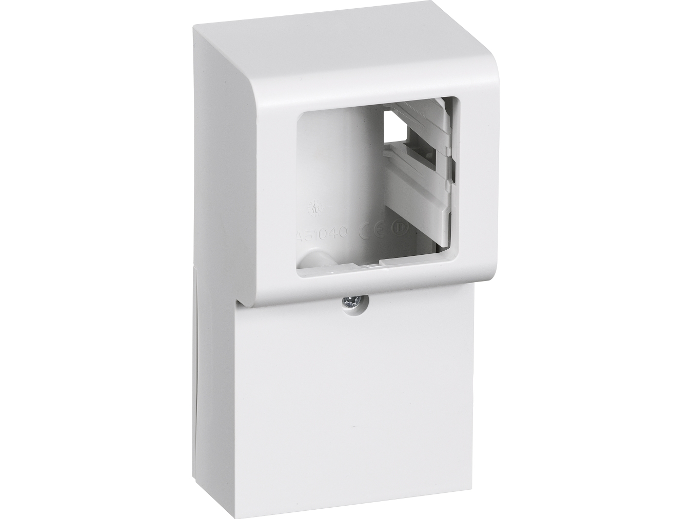 LK FUGA - Softline panelunderlag med ekstra dybde (49 mm), 1 modul, hvid