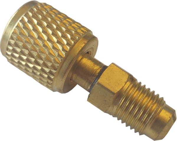Adapter, lige, 5/16F indvendig - 1/4M udvendig gevind.