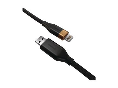 Duracell Dru5022a, 2 M, Lightning, Usb A, Hanstik, Hanstik, Sort