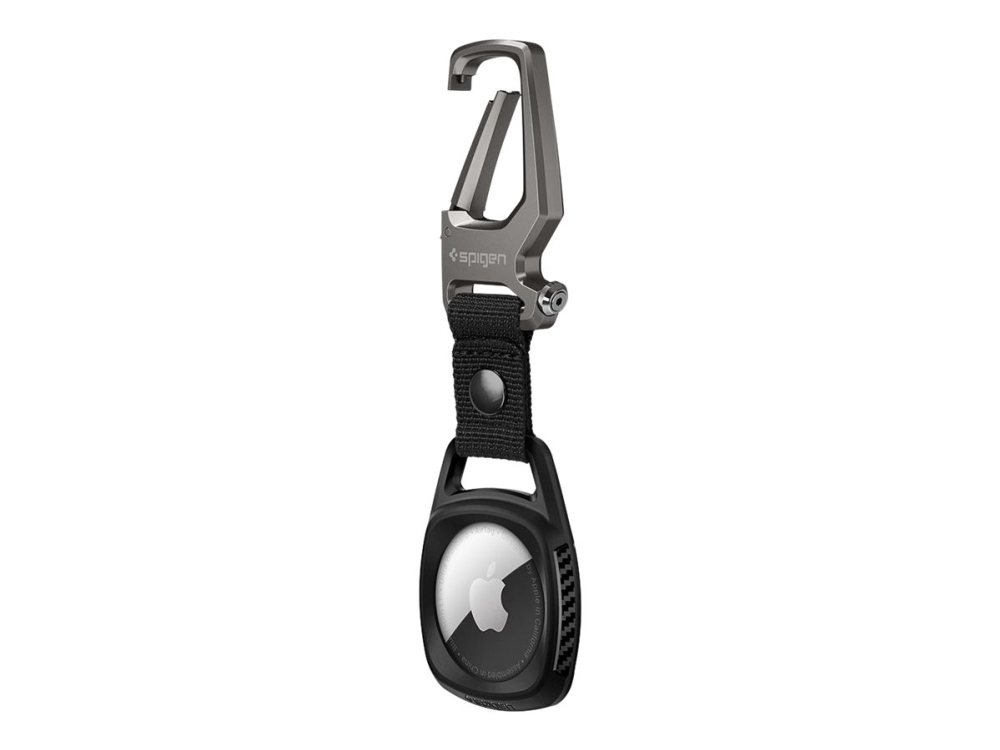 Spigen Amp01565, Boks, Sort, Key Finder Case, Stof, Zink, Airtag