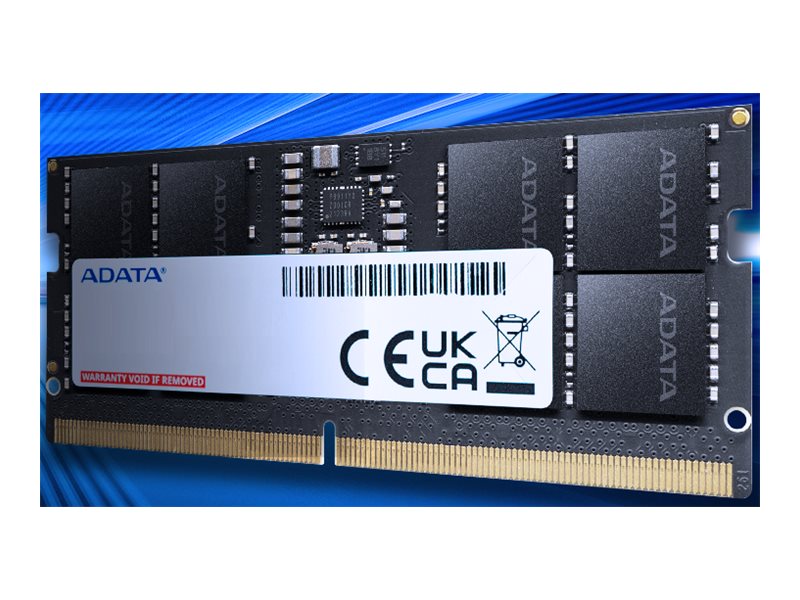 ADATA DDR5 SDRAM 64GB 5600MHz CL46 Ikke-ECC SO DIMM 262-PIN