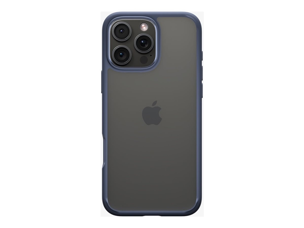 Spigen Ultra Hybrid - Bagsidecover til mobiltelefon - polykarbonat, termoplastisk polyuretan (TPU) - marineblå - for Apple iPhone 16 Pro Max