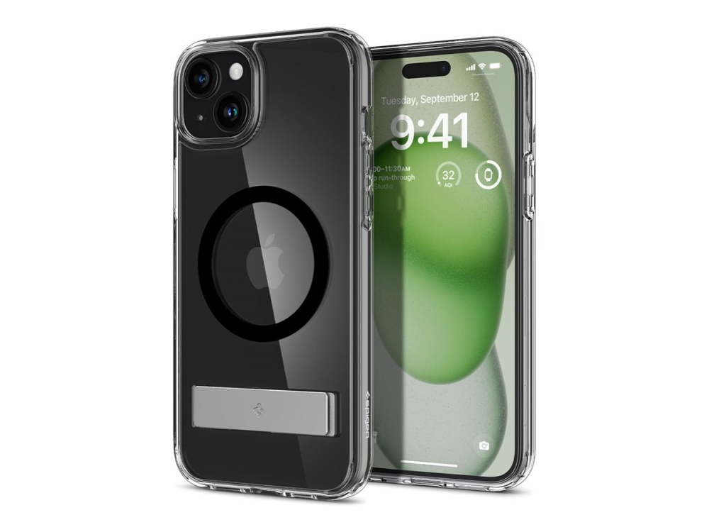 Spigen Ultra Hybrid S, Cover, Apple, Iphone 15 Plus, 17 Cm (6.7"), Transparent