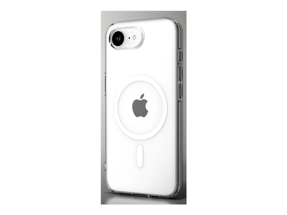 Spigen Liquid Crystal Magfit - Bagsidecover Til Mobiltelefon - Termoplastisk Polyuretan (Tpu) - Klar Hvid - For Apple Iphone 16E