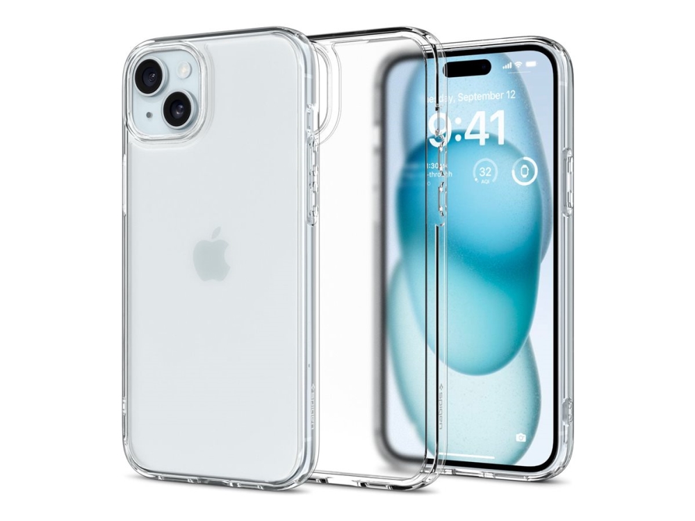 Spigen Acs06655, Cover, Apple, Iphone 15 Plus, 17 Cm (6.7"), Transparent