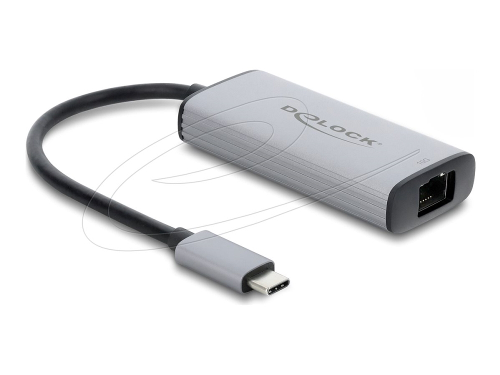 Delock Usb Type-C-Netværksadapter 10 Gigabit Lan 1 X Rj45 – Netværkskort – Ethernet