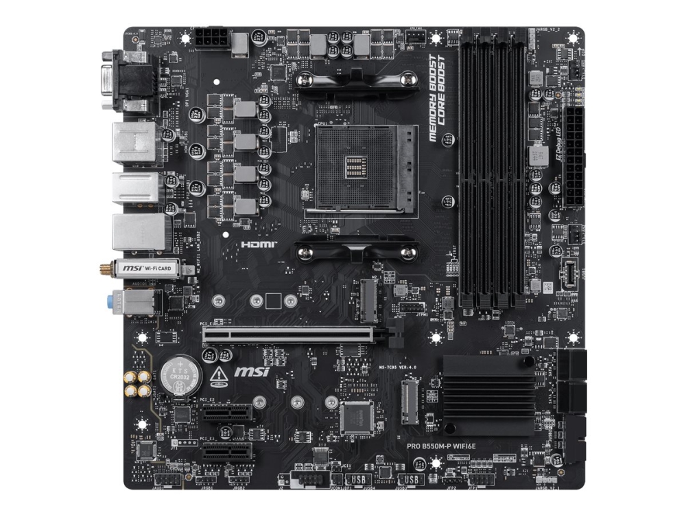 Msi B550m-P Wifi6e (B550,Am4,Matx,Amd)