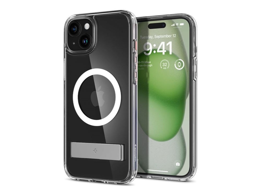 Spigen Ultra Hybrid S, Cover, Apple, Iphone 15 Plus, 17 Cm (6.7"), Transparent