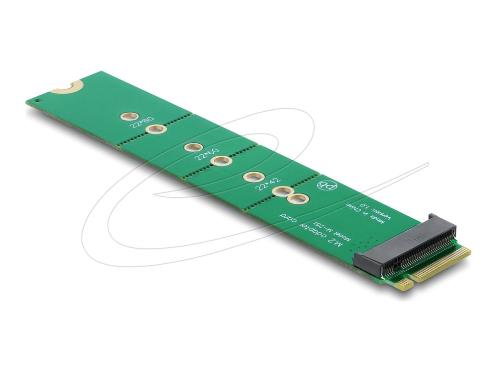 Delock - Interfaceadapter - M.2 Key M Male To M.2 Key M Slot - Port Saver And Extension - M.2 22110 - M.2 Card - M.2 Card